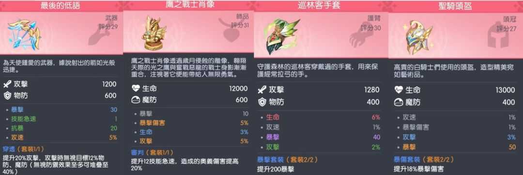 装备推荐截图1