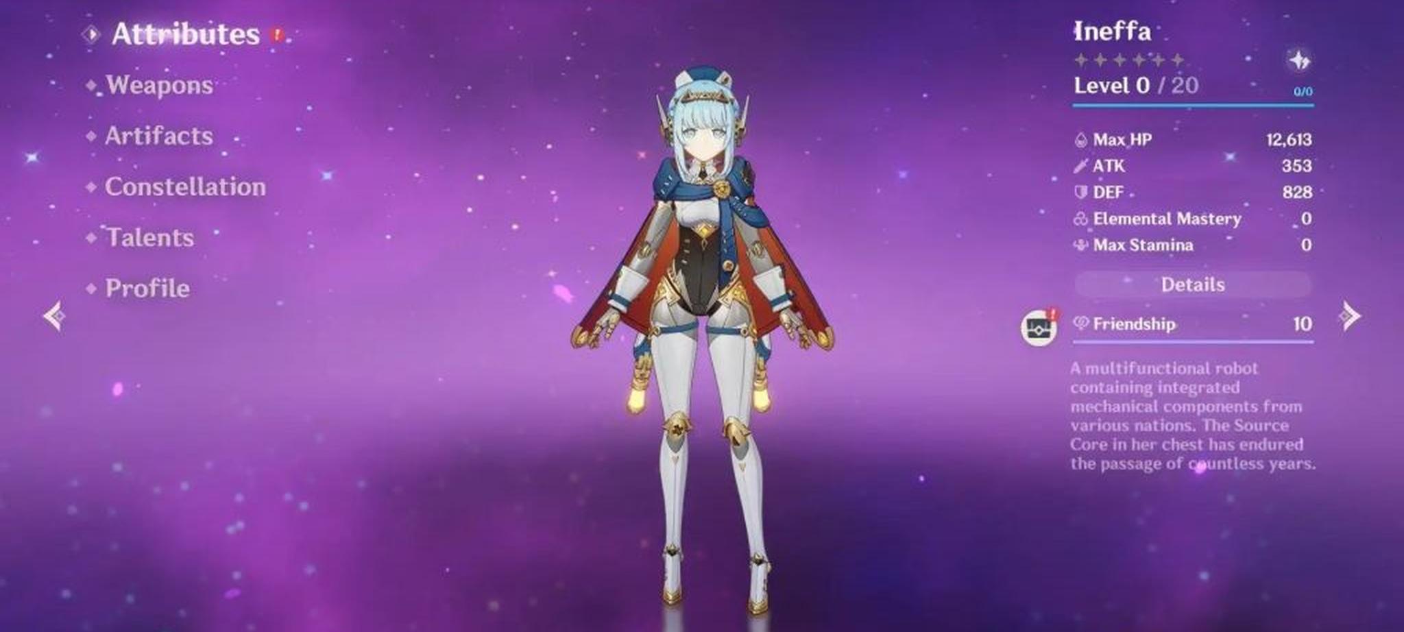 原神伊涅芙武器选择什么