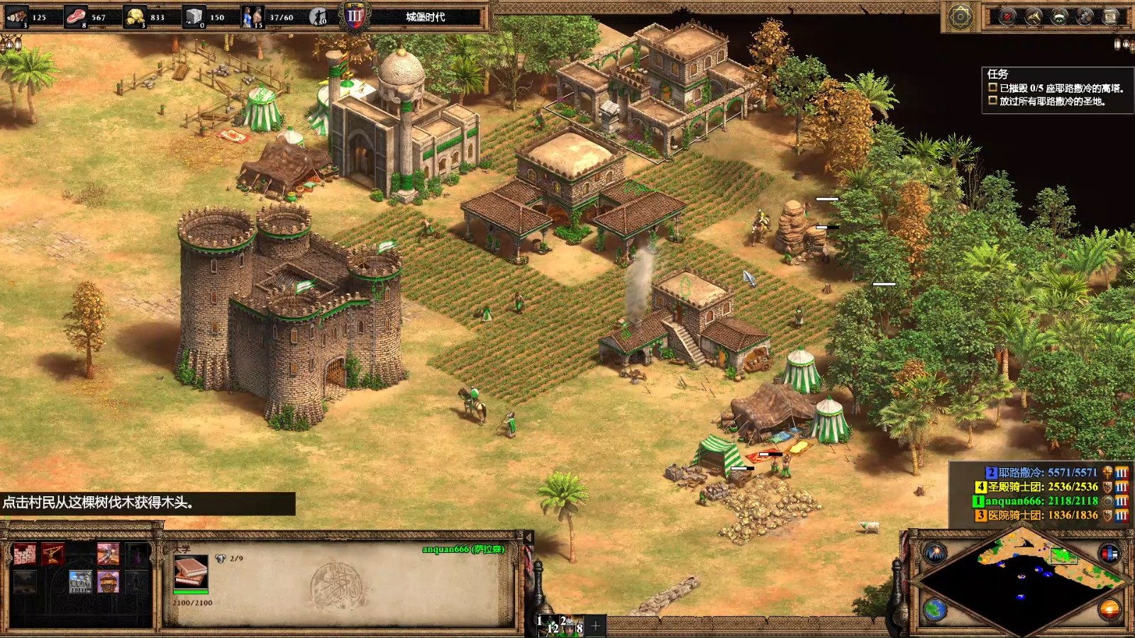 帝国时代2沙拉丁第四关怎么玩