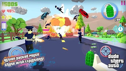 Dude Theft Wars中文破解版