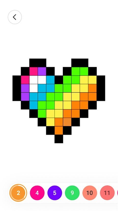 Color by Number数字填色游戏